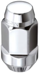 McGard 64023 Chrome (M14 x 1.5 Thread Size) Bulge Cone Seat Style Lug Nut, (Set of 4), 4 Lug Nuts - Image 2