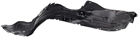 TRQ Front Right Inner Fender Liner Black Passenger Side