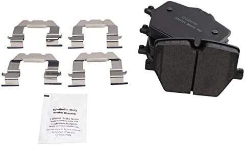 TRQ Rear Ceramic Brake Pad Set Includes Contact Point Grease