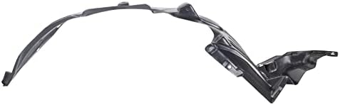 TRQ Front Left Inner Fender Liner Black Drivers Side