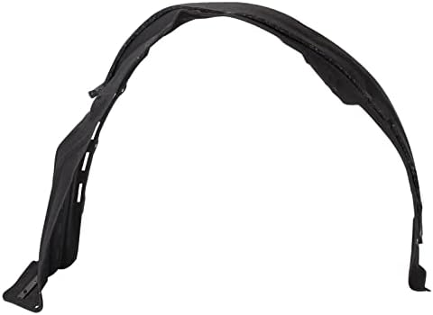 TRQ Front Right Inner Fender Liner Black Passenger Side