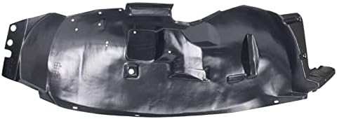 TRQ Front Right Inner Fender Liner Black Passenger Side