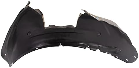 TRQ Front Left Inner Fender Liner Black Drivers Side