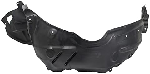 TRQ Left Inner Fender Liner Black Drivers Side