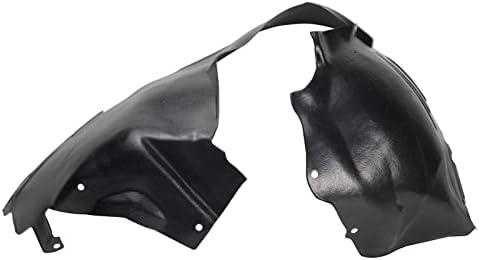 TRQ Front Right Inner Fender Liner Black Passenger Side