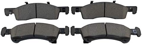 TRQ Front Brake Pads Ceramic Hardware Wear Sensor