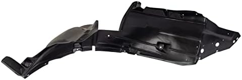 TRQ Front Left Inner Fender Liner Black Drivers Side