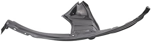 TRQ Front Left Rearward Inner Fender Liner Black Drivers Side