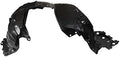 TRQ Front Left Inner Fender Liner Black Drivers Side