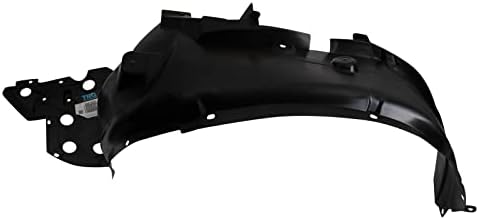 TRQ Front Left Inner Fender Liner Black Drivers Side