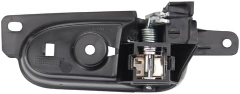TRQ Rear Left Interior Door Handle Chrome & Black Drivers Side