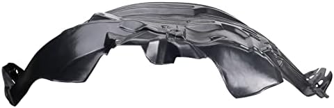 TRQ Front Left Inner Fender Liner Black Drivers Side