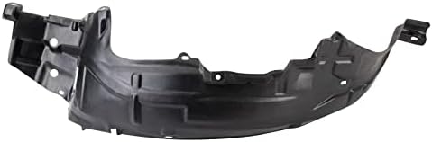 TRQ Front Left Inner Fender Liner Black Drivers Side