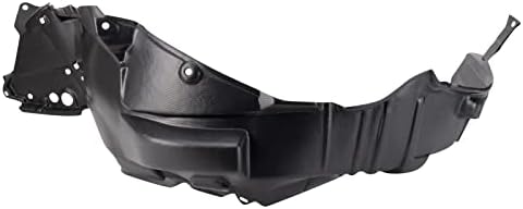 TRQ Front Left Inner Fender Liner Black Drivers Side