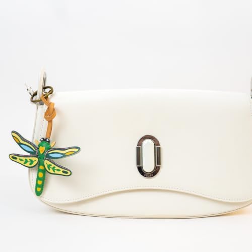 Insects Leather Bag Charm - Unique Purse Charm Keychain for Backpacks