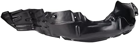TRQ Front Left Inner Fender Liner Black Drivers Side