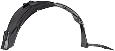 TRQ Front Left Inner Fender Liner Black Drivers Side