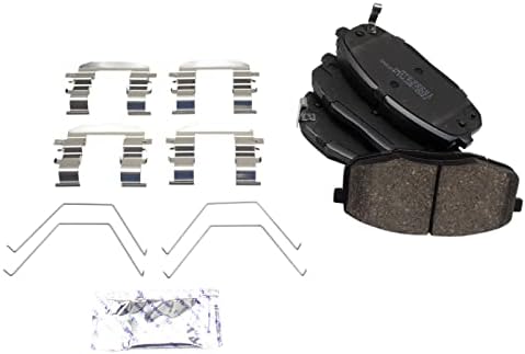 TRQ Front Ceramic Brake Pad Set