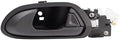 TRQ Rear Left Interior Door Handle Gray Drivers Side