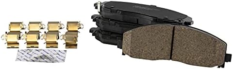 TRQ Front Ceramic Brake Pad Set