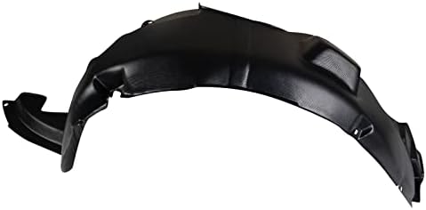 TRQ Front Left Inner Fender Liner Black Drivers Side