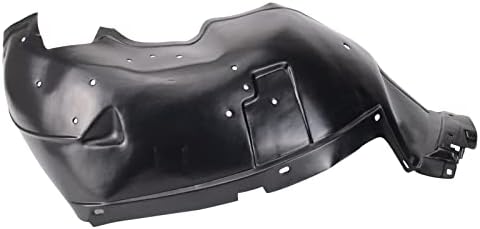 TRQ Front Right Inner Fender Liner Black Passenger Side