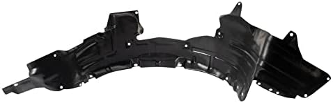 TRQ Front Left Inner Fender Liner Black Drivers Side