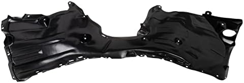 TRQ Front Right Inner Fender Liner Black Passenger Side