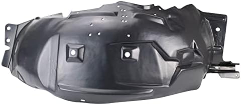 TRQ Front Left Inner Fender Liner Black Drivers Side