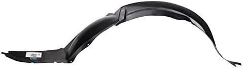 TRQ Front Left Inner Fender Liner Black Drivers Side