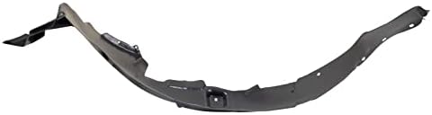 TRQ Front Right Inner Fender Liner Black Passenger Side