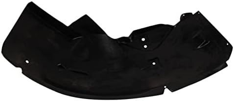 TRQ Front Left Rearward Inner Fender Liner Black Drivers Side