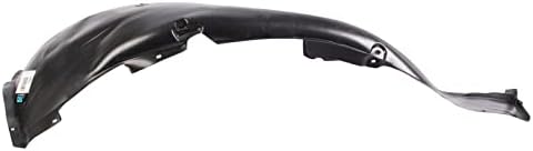 TRQ Front Left Inner Fender Liner Black Drivers Side