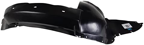 TRQ Front Right Inner Fender Liner Black Passenger Side