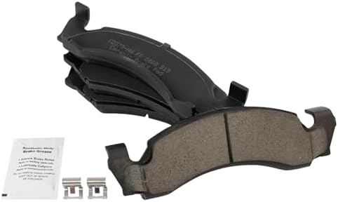 TRQ Front Ceramic Brake Pad Set