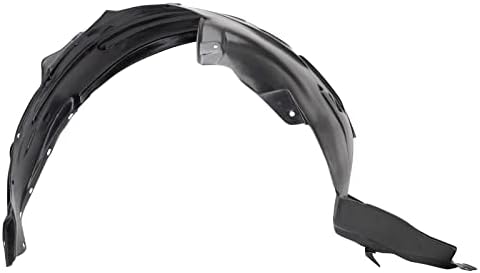 TRQ Front Left Inner Fender Liner Black Drivers Side