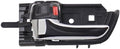 TRQ Rear Left Interior Door Handle Chrome & Black Drivers Side