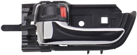 TRQ Rear Left Interior Door Handle Chrome & Black Drivers Side