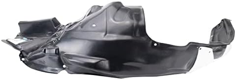 TRQ Front Left Inner Fender Liner Black Drivers Side