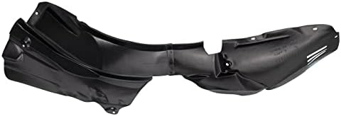 TRQ Front Right Inner Fender Liner Black Passenger Side