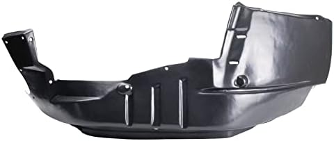 TRQ Front Left Inner Fender Liner Black Drivers Side