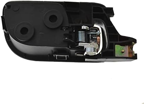 TRQ Rear Left Interior Door Handle Black Drivers Side
