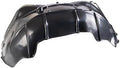 TRQ Front Left Inner Fender Liner Black Drivers Side