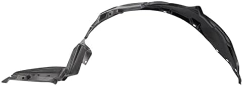 TRQ Front Right Inner Fender Liner Black Passenger Side