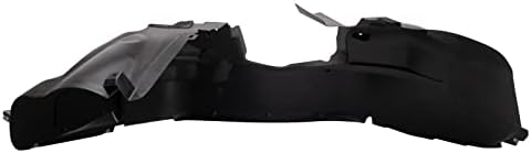 TRQ Front Right Inner Fender Liner Black Passenger Side