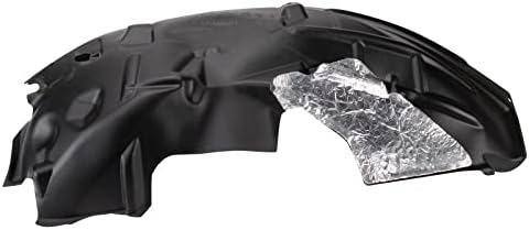 TRQ Front Right Inner Fender Liner Black Passenger Side