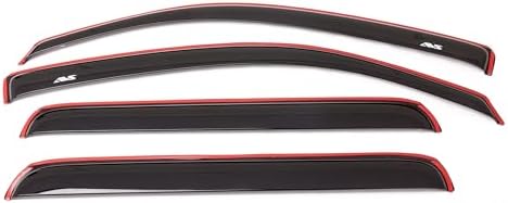 Auto Ventshade [AVS] in-Channel Rain Guards for 2022-2026 Nissan Frontier, Crew CAB ONLY | Window Vent Visors, 4 pcs. - Smoke | 194788