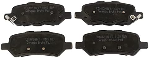 TRQ Rear Brake Pads Ceramic
