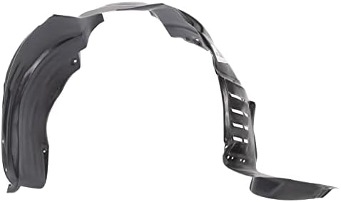TRQ Front Right Inner Fender Liner Black Passenger Side