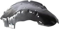 TRQ Front Right Inner Fender Liner Black Passenger Side